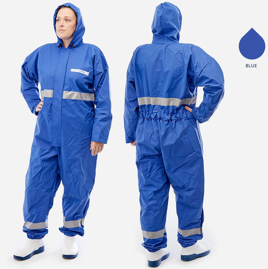 Washguard Coverall - Header -Back and front with colour swatches 1000x1000