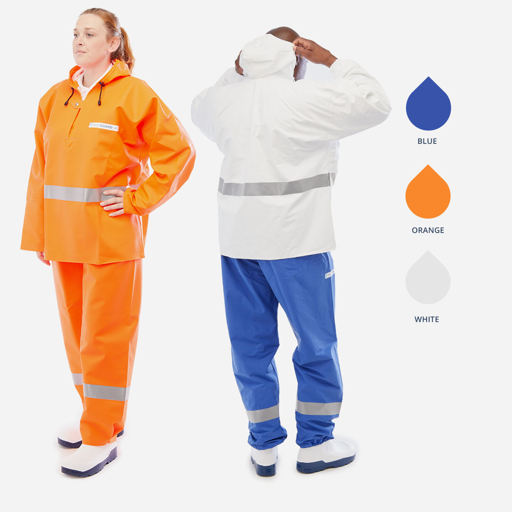 Washguard Smocks - Header -Back and front with colour swatches 1000x1000